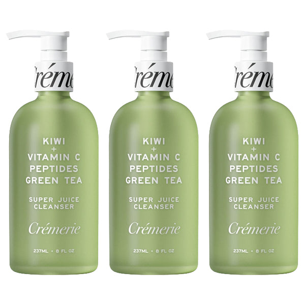 3 Pack - Cremerie Super Juice Kiwi + Vitamin C Facial Cleanser 8oz Cremerie